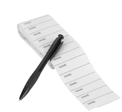 200 Stück Namensetiketten zum Aufbügeln, Namensschilder mit Stift für Kleidung, Personalisierbare Bügeletiketten Wäscheetiketten für Kindergarten Schule Pflegeheim