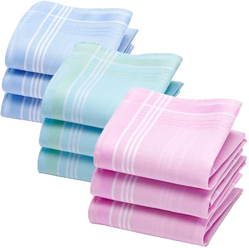 Diskreta Enfärgade Damnäsdukar - Liten Storlek 28cm x 28cm - 100% Bomull - Modell Suzon (9)