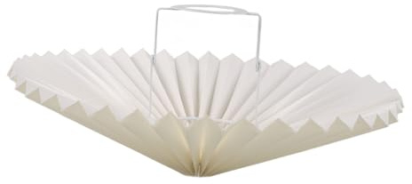 WHAMVOX Decorative Pleated Umbrella Lampshade for Table and Floor Lamps Easy Installation Versatile Light Fixture for Home Bedroom and Hotel