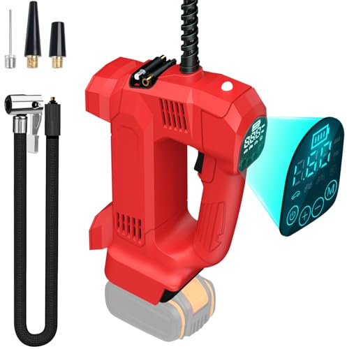 Tire Inflator for Worx 20V Battery, Portable Air Compressor Auto Tire Pump with Digital Pressure Gauge 150 PSI for Car, Truck, Bikes, Ball (Tool Only, NO Battery)