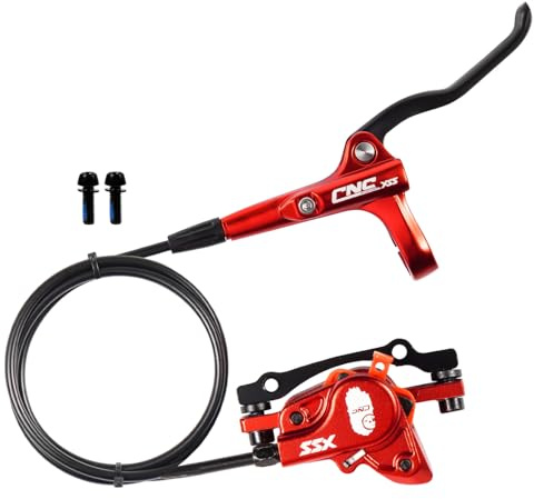 CNCLOL Mountain Bike Hydraulic Disc Brakes, MTB Front Right 800mm/Rear Left 1450mm Hydraulic Brake For Bicycle/Road/Gravel/BMX/Push Bike