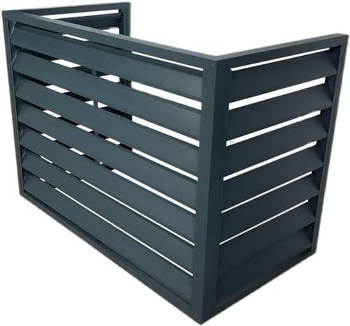 Outdoor Mini Split Unit Cover Aluminum Cover for Air Conditioner and Heat Pump Waterproof AC Cover for Outside Unit Ideal for Outdoor Air Conditioning Systems