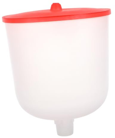 Cabilock Imbuto del Radiatore Imbuto Industriale Imbuto per Bottiglia Imbuto per La Fuoriuscita della Sabbia Ampio Imbuto Imbuto a Bocca Larga Imbuto del Carburante Bianca Plastica