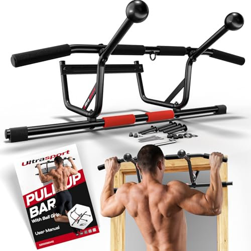 Ultrasport Pull-up bar door frame for hanging without drilling - pull-up bar, door bar for pull-ups, pull-up bars