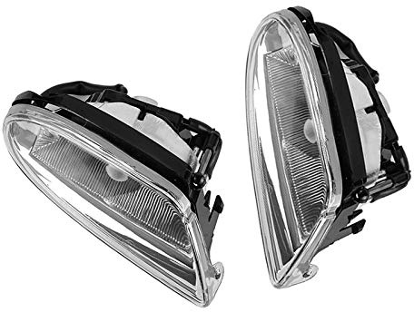 Qusedwey LáMpara de ConduccióN de Luz Antiniebla de 2 Piezas para W163 ML320 ML350 ML430 ML500 ML55 SU 1638200328 1638200428