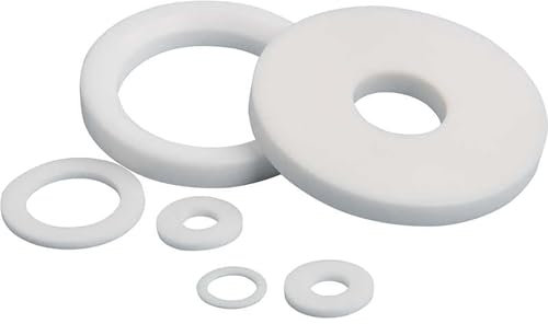 TIHONORI Confezione da 10 guarnizioni in PTFE, Diametro Interno da 11mm a 24mm, guarnizioni in Teflon di Alta qualità per impianti Idraulici, automobilistici e industriali,15 * 30 * 2mm