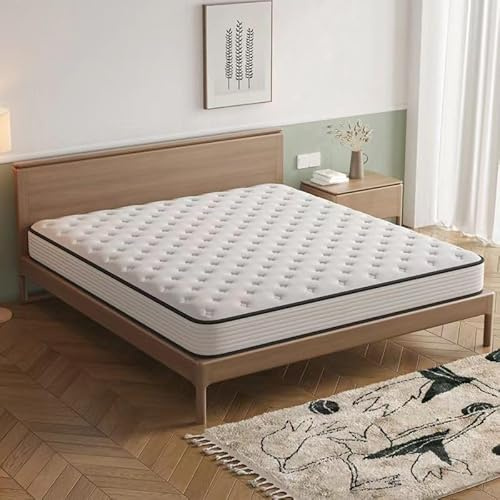 Generisch Hiepunos Matratze 160x200 cm 22cm Höhe 7-Zonen Federkernmatratze Orthopädische Taschenfederkernmatratze mit Comfort Memory-Schaum Schicht, Härtegrad H3, Rückenentlastende (160 * 200cm)