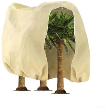 Funda protectora para plantas de invierno con tela gruesa no tejida y cierre de cremallera seguro para una protección eficaz contra heladas y mantener la salud de las plantas (250 x 360 cm)