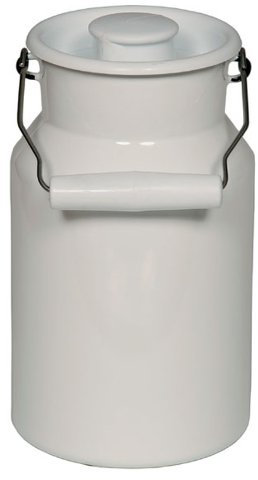 Milchkanne Transportkanne 2,2 Liter Email