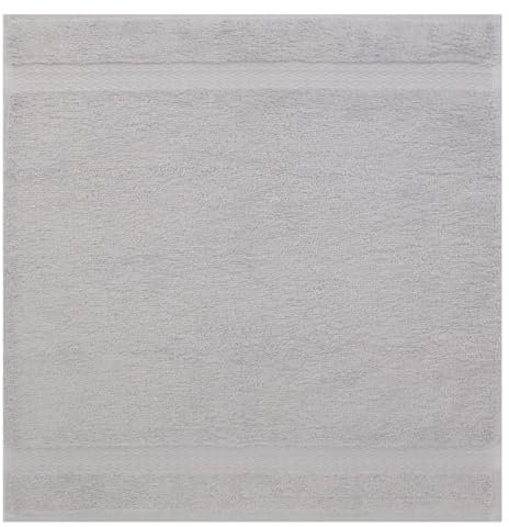 Betz Seiftuch Seiflappen Premium 100% Baumwolle 30x30 cm Farbe Silbergrau