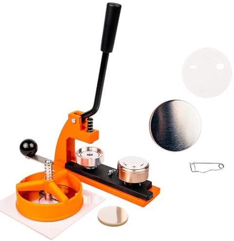 Macchina per Spille 38mm | 250 Badge Inclusi | Crea Spille con Taglierina Circolare | Intercambiabile con 25mm 45mm 58mm 77mm | Pin Maker