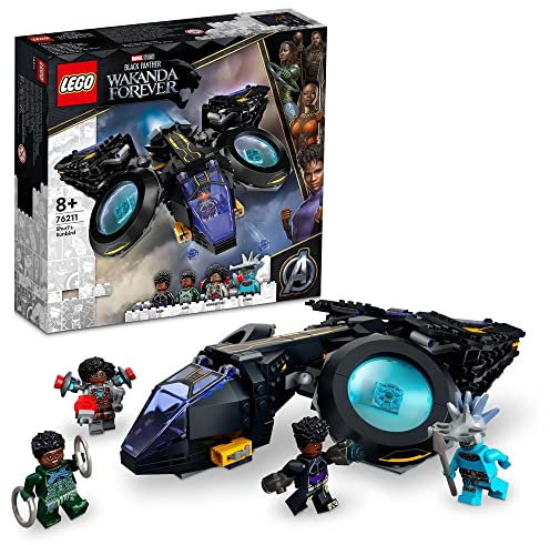 LEGO Marvel Shuri's Sunbird 76211 Building Kit; Black Panther Airship Construction Toy for Fans of Wakanda Action and Fun Vehicles; Birthday Gift for Super-Hero Kids Aged 8 and up (355 Pieces)
