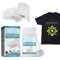 Transfert DTF Blanche, Poudre DTF Blanc, Transfert Numérique Poudre Adhésive, Convient pour le Repassage de L'impression par Transfert sur T-Shirts, Jeans, Textiles en Coton et D'autres Tissus -100g