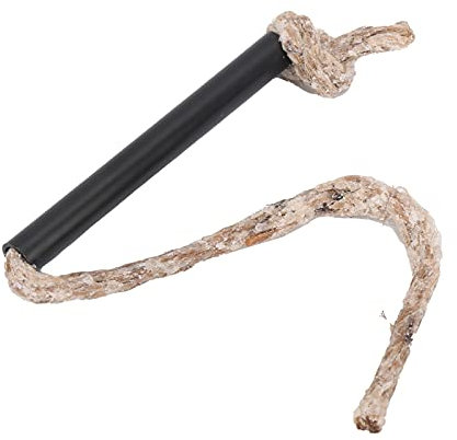 ANKROYU Arrancador De Fuego con Cable De Yesca, Arrancador De Fuego Portátil con Cable De Yesca, con Fuelle De Aluminio, Arrancador De Fuego con Mecha De Cera Impermeable, Encendedores para Fogatas