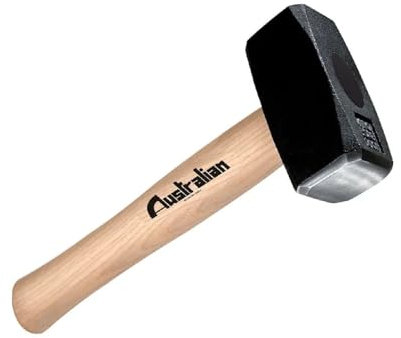 La zappa Maurerhammer mit Stiel 27 cm aus Holz Linie DIN (800 g)
