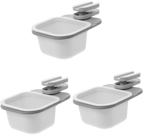 PRETYZOOM Lot De 3 Petites Poubelles Pratiques À Clipser pour Le Rangement De Divers Articles (2 Pièces X 3)