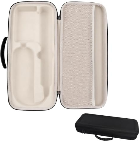 LIROPAU Étui de transport compatible avec le fer à lisser Dyson Airstrait, sac de voyage résistant aux chocs et étanche avec poche en maille pour accessoires de lisseur