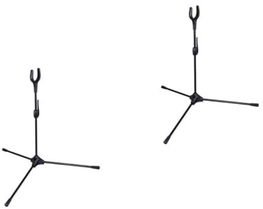 BESPORTBLE 2stücke Bogenständer Tragbarer Und Faltbarer Bogenhalter Für Recurve-bögen Eleganter Bogenständer Für Wohnräume Für Präsentation Und Aufbewahrung Von Bögen
