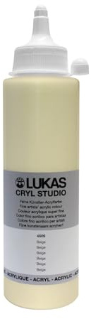 CREATIV DISCOUNT NEU LUKAS CRYL STUDIO/Acrylfarbe, 250 ml, Beige