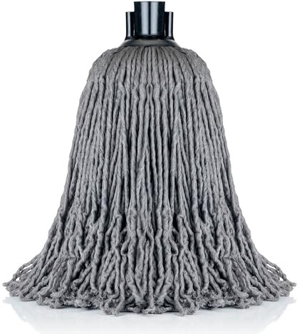 Vigar Recambio Fregona Microfibra Tiras Absorbentes - Universal para Palo Fregona, Suelos Delicados, Mármol y Laminado, Mocho Fregona para Limpia Suelos y Fregasuelos, Hogar - Negro, Gris
