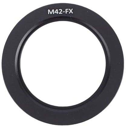 PUSOKEI Anello Adattatore per Obiettivo M42-FX, Adattatore per Obiettivo M42 a Fuji X Compatibile con il Corpo della Fotocamera Mirrorless Fuji X-Mount