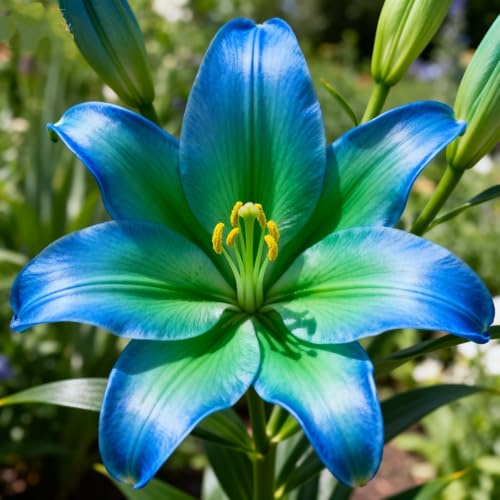 lirio,lirios Plantación,perenne,lirio azul rizoma,lilium Tubérculos resistentes - lilium resistente al invierno - Fácil de cultiva-2Tubérculos-H