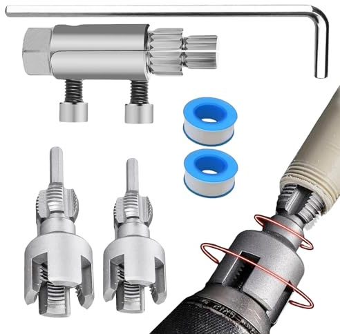 Palaufr Tagliatubi – Strumenti di precisione robusti – Set di maschietti per installazione sanitaria e manutenzione | per idraulici, tecnici, riparazioni abitative e edifici commerciali