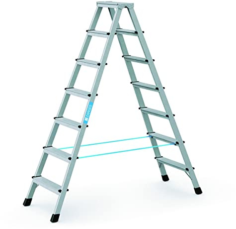 Zarges Eloxierte doppelseitige Stufen 2x7 Sprossen ZAR41267