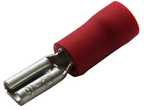 All Trade Direct 20 x Red 2.8mm Female Spade Connector Push On Car Radio Speaker Crimp Terminal