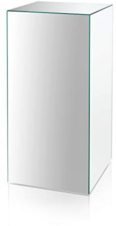 freeroom24 Blumensäule, Säule, Dekosäule Till aus Spiegel, 30 x 30 x 70cm