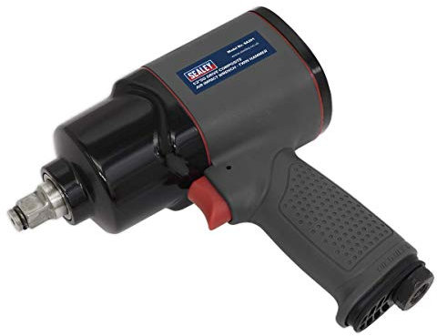 Sealey Air Impact Wrench 1/2 Sq Drive Composite - Twin Hammer - SA201