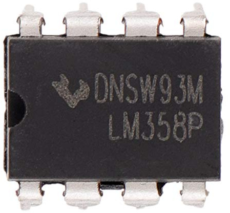 BOJACK LM358 Amplificador operacional dual de precisión, paquete de plástico de 8 pines en línea dual, tipo de parche （Paquete de 50 piezas）