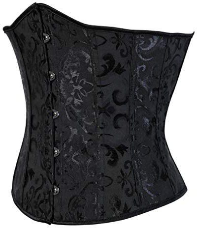 Hengzhifeng Corsetto Sottoseno Burlesque Donna Bustino Corpetto Pirata