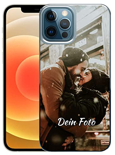 König Design Handyhülle mit Foto für Apple iPhone 12 - Personalisierte Hülle, selber gestalten, mit Bild - Schutzhülle aus weichem TPU Silikon Gel Material