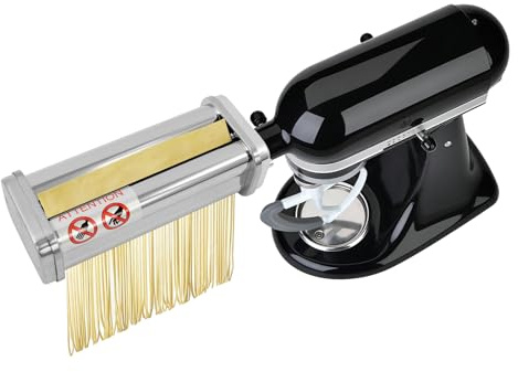Nudelmaschine-Aufsatz für Kitchenaid-Standmixer, Nudelmaschinen-Zubehör, Nudelroller, Spaghettischneider, Fettuccine-Schneider, multifunktionaler Nudelaufsatz für Kitchenaid (Spaghetti-Schneider)