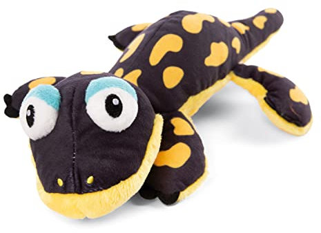 NICI Kuscheltier Salamander Don Fuego 35 cm – Stofftier aus weichem Plüsch zum Kuscheln und Spielen, niedliches Plüschtier für Kinder & Erwachsene, 48775, tolle Geschenkidee, schwarz