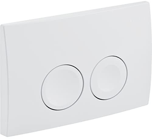 Geberit Betätigungsplatte Delta 25 2-Mengen-Spülung 115125115 (Weiß-alpin)