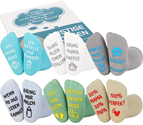 Belloxis Baby Socken 0-12 Monate Geschenk Junge Mädchen Neugeborene | Neugeborenen Geschenk • Baby Geschenk Junge • Baby Geschenk Mädchen • 0-12 Monate
