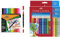 BIC Intensity Filzstifte Set, Dual Tip Brush Pen zum Malen in 12 verschiedenen Farben & Faber-Castell 201540 - Buntstifte Set für Kinder und Erwachsene, 24-teilig