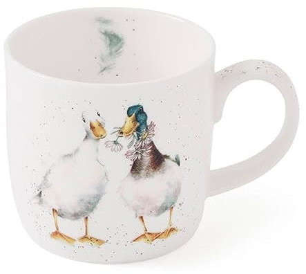 WRENDALE DESIGNS“ Royal Worcester Wrendale Deigns Duck Love 0,3 Liter Tasse Ente