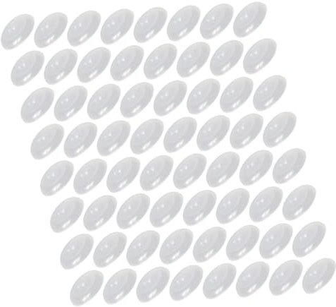 Zerodeko Candle Drip Protectors Plastic Discs for Wax Removal 2.7cm Candle Plates for Church and Home Use 100pcs Wax Drip Guard