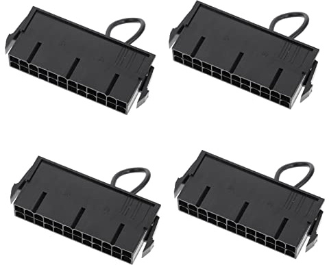 Homoyoyo 4 Stück ATX Netzteil Starter 24-pin Netzteiltester Abs Material Kompakt Für Computer Netzteile Ohne Motherboard Testen