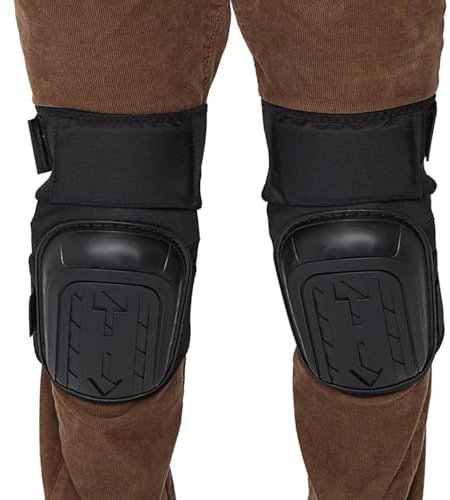 Sam Caan® Professional Knee Pads Set for Work Heavy Duty Construction Gardening Knee Pad Anti-Slip and Strong Adjustable Straps for Men and Women Flooring Roofing Skating Gel Knee Pads Thick Foam