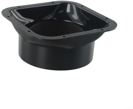 Lastdaytime 150mm Kanalverbinder Flansch, ABS Wandflanschverbinder für Lüftungsrohr, Luftkanalanschluss für Heizung, Kühlung, Lüftungssystem (150mm)