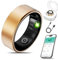 Anillo de salud inteligente para mujeres y hombres, monitor de actividad física con frecuencia cardíaca, oxígeno en sangre, presión arterial, monitor de sueño, contador de pasos, impermeable IP68 para