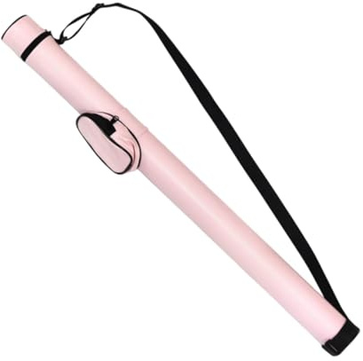 Amagogo Case de Señal de Plegadura de 2 Hoyos, Bolsa de Transporte de de Billar, Cremallera Rosa, Caja de Almacenamiento de Accesorios de Viaje Fáciles,