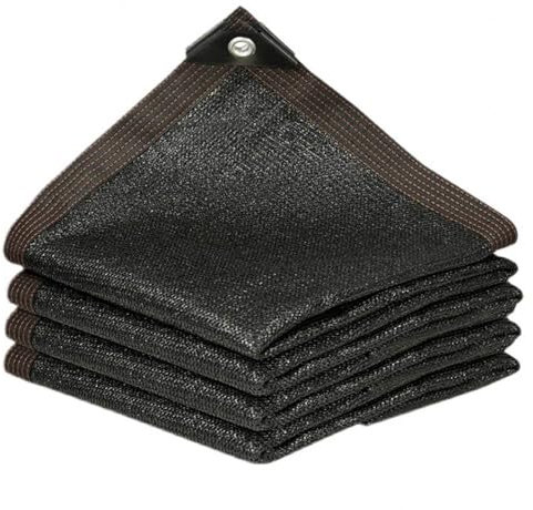 KSQP Filet d'ombrage Extérieur Blanc Voile Dombrage Voile Ombrage 3x4 Voile d'ombrage Serre Filets de Balcon Filet de Protection Contre Le Vent,black-4x6m