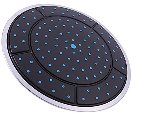 GVGMTAEAVZ 1pcs 25cm Plastique Forme Ronde Paintes Powered Douche Chambre Top Douche Douche Head Head Head Cabin Accessoires pommeau de Douche