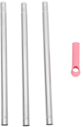 OUNONA Ersatz-metall-besenstiel Mit Komfortablem Griff Für Bodenreinigung Robust Aus Kunststoff Und Edelstahl Rostbeständig Und Formstabil Kompatibel