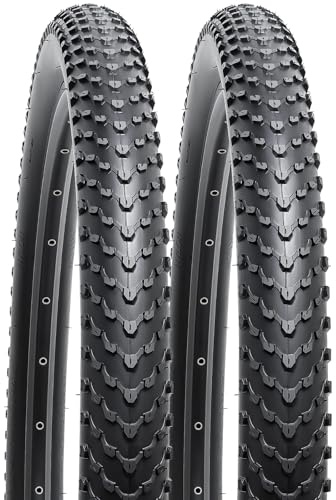 YunSCM 2Pcs Faltbare 29 Zoll Fahrradreifen 29 x 2.40 Mantel 60-622 Kompatibel 29x2.35 29x2.40 Stadt/Straße/Mountainbike Reifen